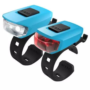 Комплект освещения KELLY'S KLS VEGA USB, 2 диода. 3 режима, голубой, 74114