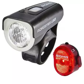 Комплект освещения SIGMA SPORT ROADSTER USB / NUGGET II с кабелем USB, 18580