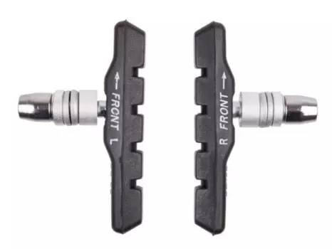 Тормозные колодки M-WAVE, 72 мм, для стальных и алюминевых ободов, черный, 5-361020