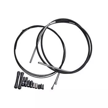 Комплект рубашек и тросиков тормозной SRAM SlickWire Road Brake Cable Kit, 5 мм, черный, 00.7115.017.010