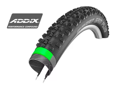 Велопокрышка Schwalbe Performance Line Smart Sam Plus, 27.5x2.25 650B(57-584), G-Guard, SS, Addix, 67EPI, 11101148.01