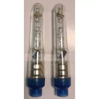 Комплект световых насадок на ниппель(3 крас. диода, 2 голуб. диода) VL 503C-3