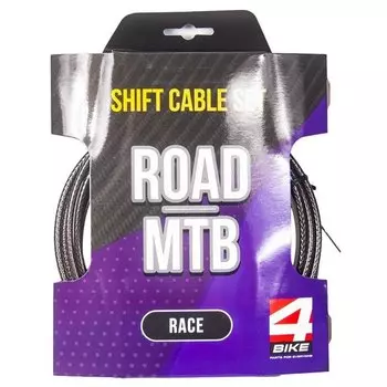 Комплект трос+рубашка переключателя 4BIKE MTB/Road RACE RM-UDS-K1-KB-XX, ARV000438