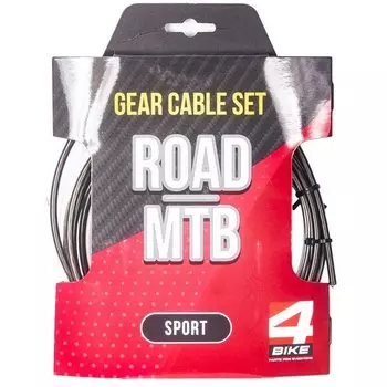 Комплект трос+рубашка переключателя 4BIKE MTB/Road SPORT APM-UDC-K1-KB-XX, ARV000437