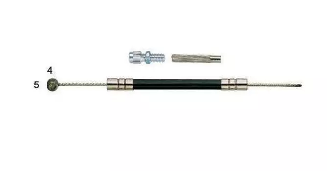 Комплект вело троса переключения UNION, в сборе, с оплёткой и комплектом деталей, CW-490