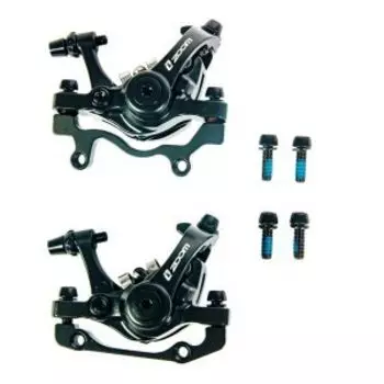 Комплект велосипедного тормоза ZOOM, дисковый механический, передний/задний, ротор 160мм, IS, DB-680-160