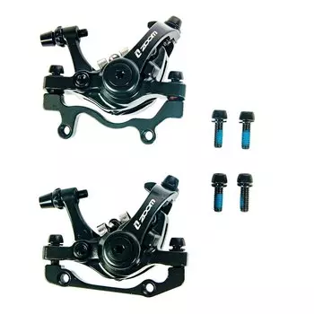 Комплект велосипедного тормоза ZOOM, дисковый механический, передний/задний, ротор 160мм, IS, DB-680-160