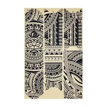 Комплект защитных наклеек Mucky Nutz Frame Skinz, для рамы, Tribal Matt, MN0217