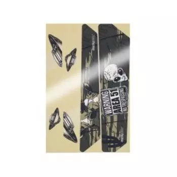 Комплект защитных наклеек Mucky Nutz Stay Skinz Area 51, для пера рамы, Gloss, MN0198