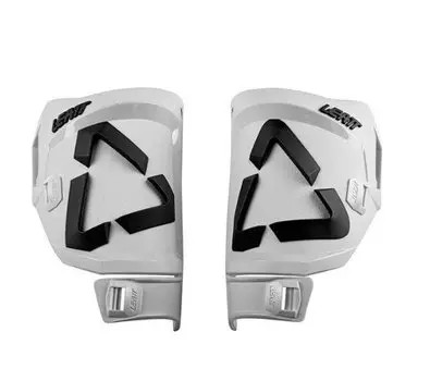 Комплект защитных пластин Leatt 5.5 Shin Plate Kit White/Black, 2025, 3021210521 (Размер: 10)