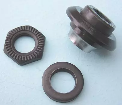 Конус велосипедный SHIMANO, к FH-M525A/M529, левый, с гайкой, шайбой, Y3SX98020