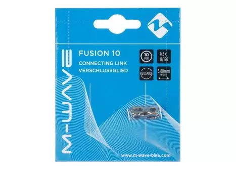 Замок для цепи M-WAVE 1/2"х11/128" 5,88 мм., для 10 скоростной цепи SRAM/SHIMANO/KMC, 5-301920