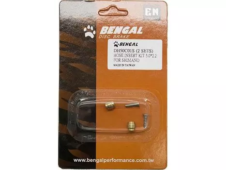 Фиттинги и переходники для гидролиний BENGAL, SHIMANO 5.0X2.2, в блистере