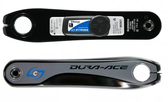 Измеритель мощности Stages для Shimano Dura-Ace 9000, 175 mm, черный, 901-1012