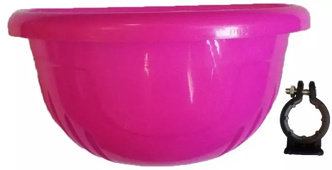 Корзинка для детского самоката, крепление 30мм, розовая, SPP 8 pink