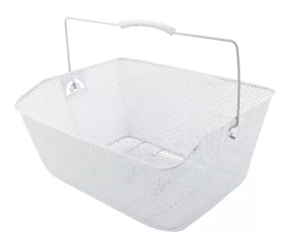 Корзинка с креплением на багажник и усы Vinca Sport, 400х300х150мм, белая, P 06 white