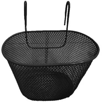 Корзинка Vinca Sport на самокат или детский велосипед стальная, 240x150x150мм, черная, P 09 black Player