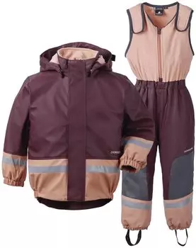 Костюм детский Didriksons BOARDMAN KIDS SET, бургундия, 502081