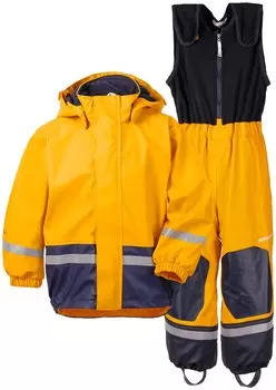 Костюм детский Didriksons BOARDMAN KIDS SET, золотисто-желтый, 503104