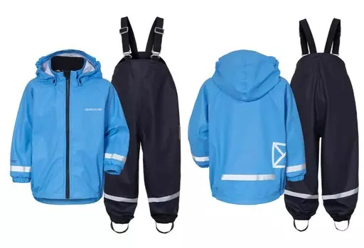 Костюм детский DIDRIKSONS CLOUDMAN KID'S RAINSUIT 354 голубой бриз, 504230 (90 504230)