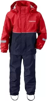 Костюм детский Didriksons RUSK, карминно-красный, 502454