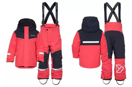 Костюм детский DIDRIKSONS SKARE KIDS SET 502 малиново-розовый, 504342 (90 )