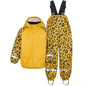 Костюм детский DIDRIKSONS SLASKEMAN KID'S PR SET 859, желтый леопард, 504123 (Рост: 140, Цвет: Желтый леопард)