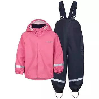 Костюм детский DIDRIKSONS SLASKEMAN KID'S SET 667, неоновый розовый, 504122 (Рост: 120, Неоновый розовый)