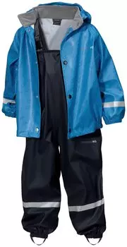 Костюм детский Didriksons SLASKEMAN KIDS PR SET, капли на голубом, 500509