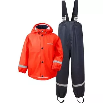 Костюм детский DIDRIKSONS SLASKEMAN KIDS SET, 424 маково-оранжевый, 503423