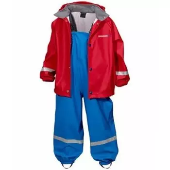 Костюм детский Didriksons SLASKEMAN KIDS SET, розовый/кумачовый, 500496 (Размер: 70)