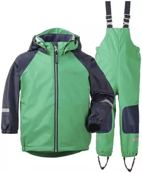Костюм детский Didriksons STORMMAN KIDS SET, изумрудно-зеленый, 501992