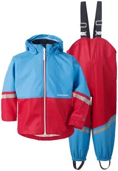 Костюм детский Didriksons WATERMAN, карминно-красный, 502366