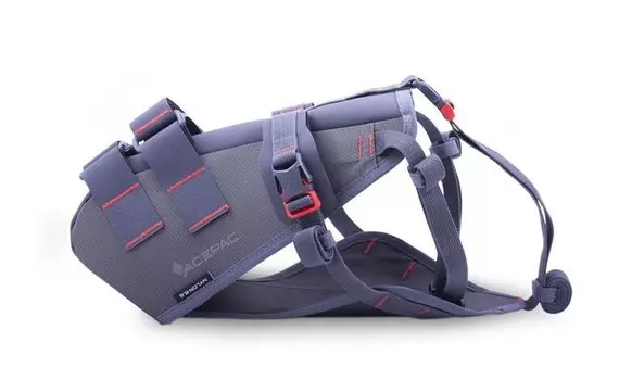 Кожух подседельный для баула ACEPAC Saddle Harness, серый, 125024