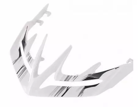 Козырек для велошлема Rudy Project MTBSTERLING белый/черный/серебряный, AC400017