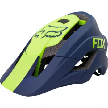 Козырек к шлему Fox Metah Visor Navy, сине-желтый, пластик, 2016, 17143-007-OS