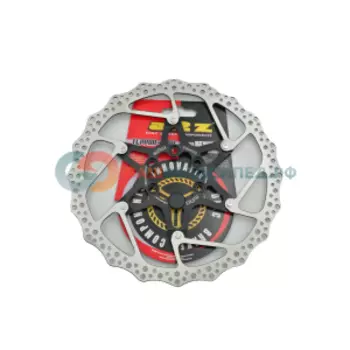 Ротор велосипедный A2Z ATD, 180 мм, 6 болтов, черный, ATD-180-1