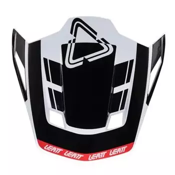 Козырек к шлему Leatt Moto 7.5 Visor, Black/White, 2025, 4024020755