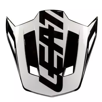 Козырек к шлему Leatt Moto 9.5 Visor, Carbon/White, 2025, 4025203420
