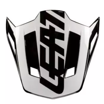 Козырек к шлему Leatt Moto 9.5 Visor, Carbon/White, 2025, 4025203420