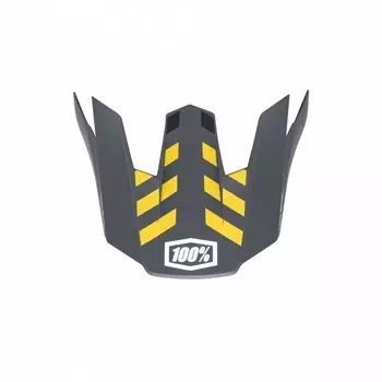 Козырек к велошлему 100% Trajecta Replacement Visor Charcoal, 81023-052-01