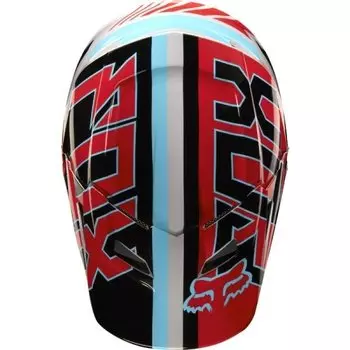 Козырек к велошлему Fox V1 Helmet Visor Falcon, Grey/Red (Размер: 2XS/S, Цвет: Grey/Red)