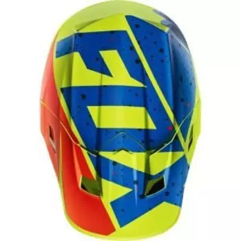 Козырек к велошлему Fox V2 Helmet Visor Nirv Yellow/Blue (18255-586-OS)