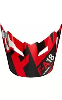 Козырек к велошлему подростковому Fox V1 Sayak Youth Helmet Visor, Red, 21308-003-OS