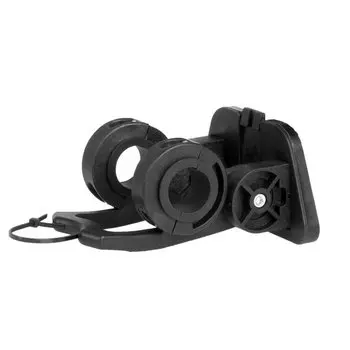 Крепеж-адаптер AUTHOR, для корзины и сумки, на руль, чёрный, 8-15003904