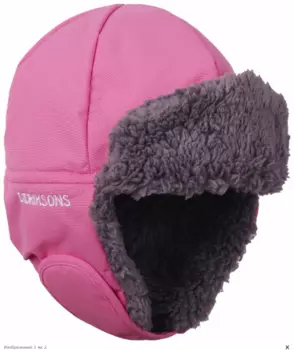 Шапка детская DIDRIKSONS BIGGLES, розовый леденец, 501940