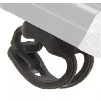 Крепление M-Wave для велосипедных фар Apollon 20 USB, для фар 220421/221092, 22,2 - 35 mm, черный, 223551