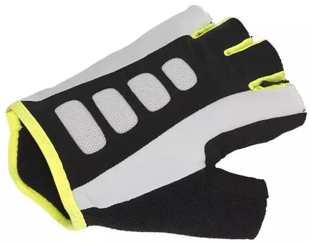 Велоперчатки AUTHOR Men ARP 14A, черно-бело-желтые, 8-7130722 (Размер: S)