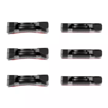 Крепление (набор установочных площадок) для экшн-камеры Garmin virbX/XE, 6 штук, 010-12256-17