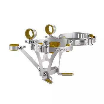 Крепление под седло ELITE BOTTLE CAGE EROICA DOUBLE, для триатлона, алюминий, 0156001